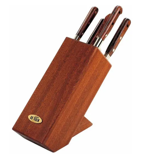 Bloc à couteaux Au Nain 6 pièces luxe Prince Gastronome Palissandre