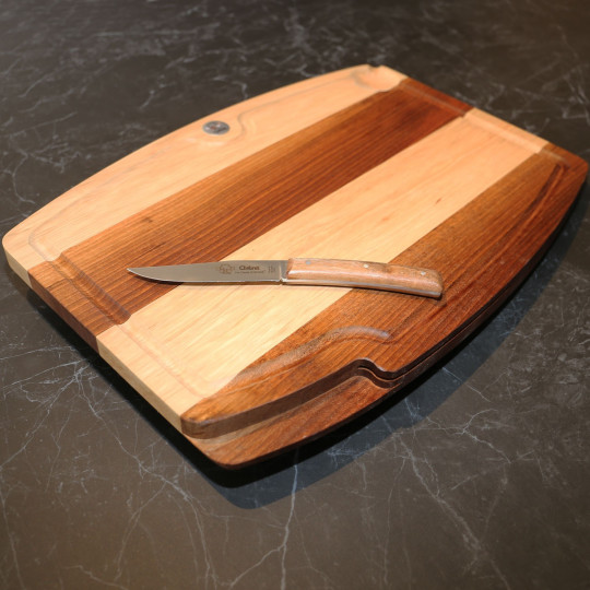 Planche à découper et couteau Chabret