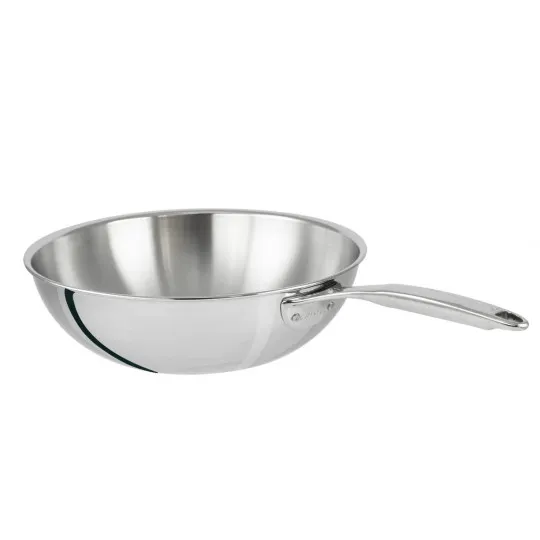 Wok CRISTEL Castel Pro en inox - 5 tailles