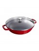 Wok en fonte Staub 30cm - 6 coloris