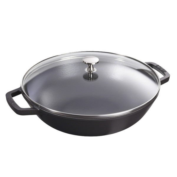 Wok en fonte Staub 30cm - 6 coloris