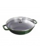 Wok en fonte Staub 30cm - 6 coloris