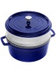 Cocotte 26cm panier vapeur Staub - 6 coloris