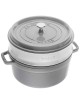 Cocotte 26cm panier vapeur Staub - 5 coloris
