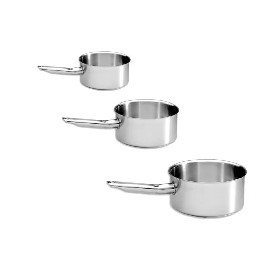Set batterie de 3 casseroles Excellence MATFER 16 18 20cm