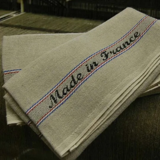 2 torchons Charvet Made in France lin coton