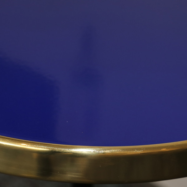 Table de bistrot émaillée pliante basculante - 3 tailles 9 coloris