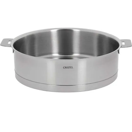 Sauteuse en inox Cristel Strate amovible - 3 tailles