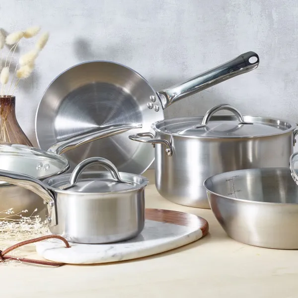 Poêle à frire DE BUYER Alchimy en inox - 4 tailles