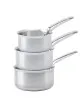 Set batterie de 3 casseroles DE BUYER Alchimy en inox