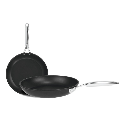 Set batterie de 2 poêles Cristel Castel Pro Ultralu - 24 et 28cm