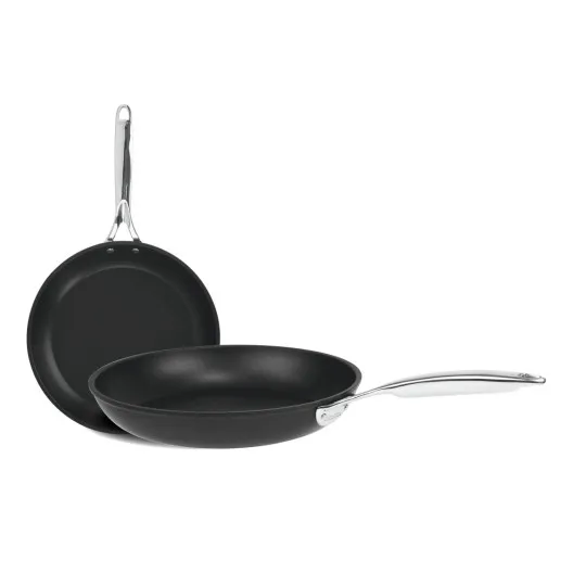 Set batterie de 2 poêles Cristel Castel Pro Ultralu - 24 et 28cm