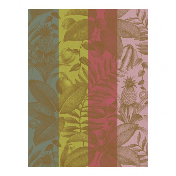 Torchon Fruits Exotiques Le Jacquard Français en coton - 3 coloris