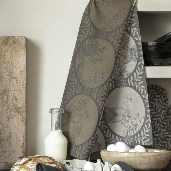 Torchon Joséphine Le Jacquard Français en coton - 2 coloris