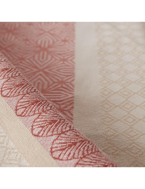 Nappe serviettes Charleston Corail Tradilinge - 9 dimensions
