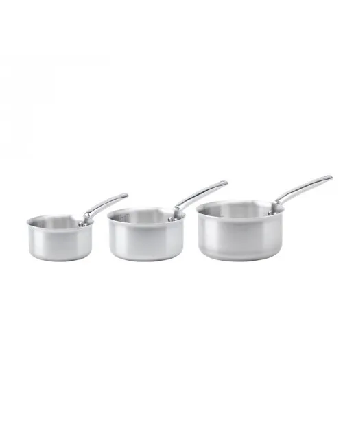 Set batterie de 3 casseroles DE BUYER Alchimy en inox