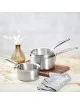 Set batterie de 3 casseroles DE BUYER Alchimy en inox