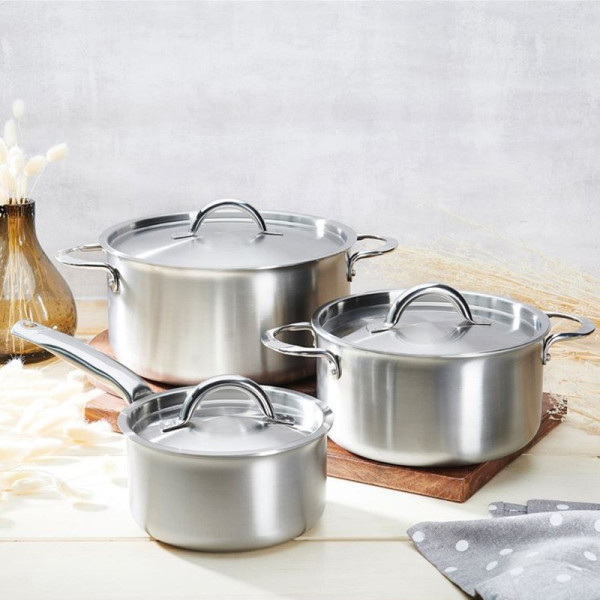 Set batterie 6 pièces Alchimy De Buyer casserole faitout