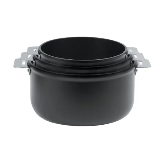 Set batterie de 3 casseroles Cristel Cookway poignée amovible