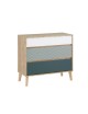 Chambre Larvik Lit armoire commode bureau Gami