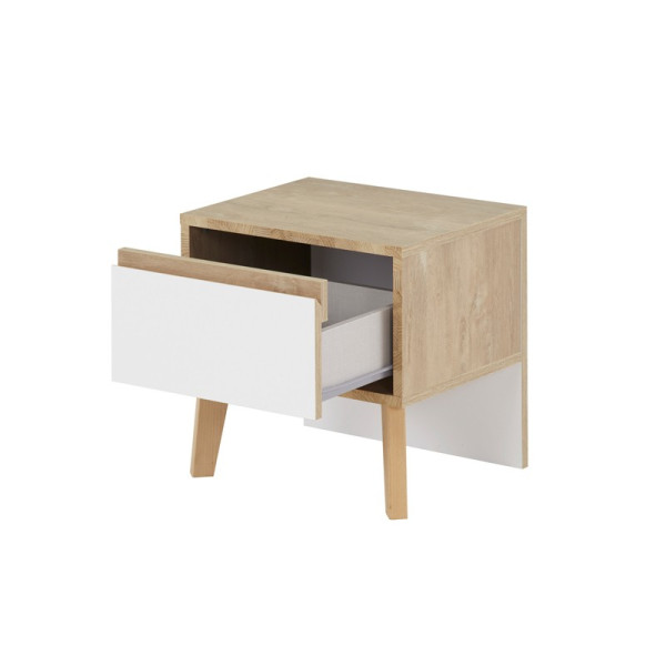 Chambre Larvik Lit armoire commode bureau Gami