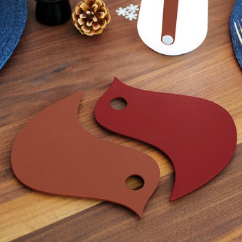 Dessous de plat oiseaux FERMOB - Ocre rouge Piment