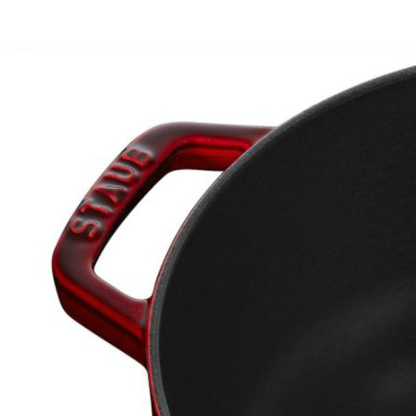Cocotte Lys Staub en fonte 24cm coloris grenadine