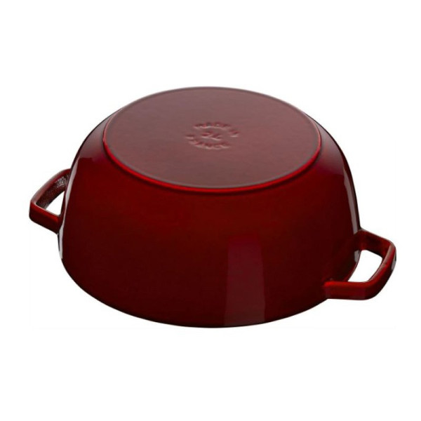 Cocotte Lys Staub en fonte 24cm coloris grenadine
