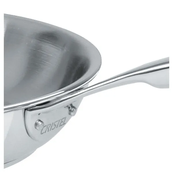 Set batterie CRISTEL Castel Pro 2 poêles inox de 20cm et 24cm