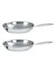 Set batterie CRISTEL Castel Pro 2 poêles inox de 20cm et 24cm