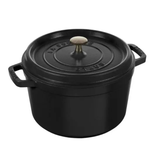 Cocotte ronde haute Staub 24cm - 2 coloris