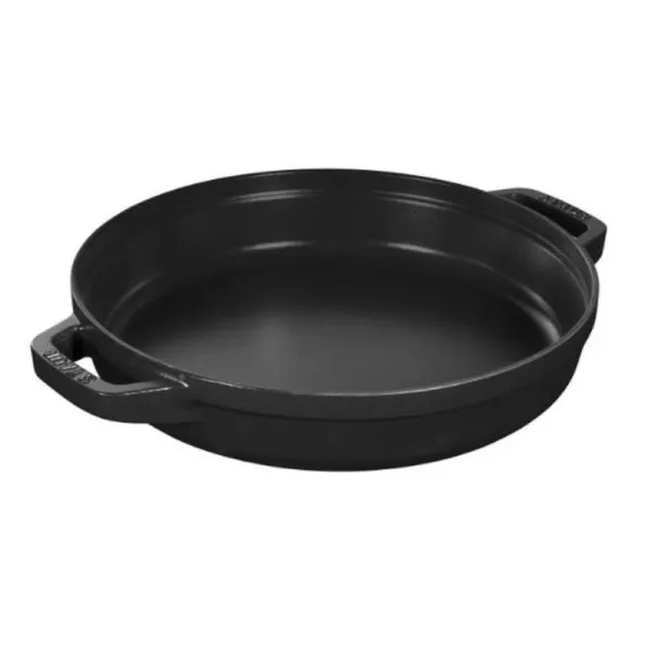 Set empilable 4 pièces STAUB 24cm cocotte poêle sauteuse en fonte - 3 coloris