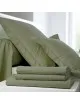 Parure de lit UNI Percale de coton Blanc des Vosges - 16 coloris