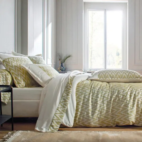 Parure de lit Décor Tilleul Blanc des vosges - 2 coloris