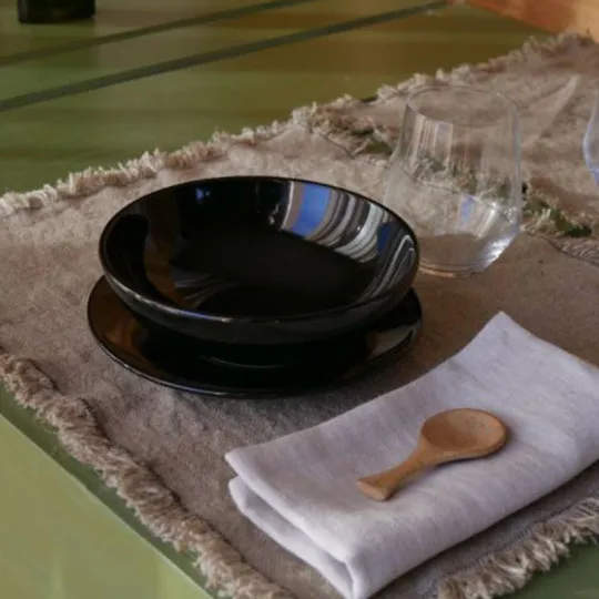 6 sets de table Colorado 100% lin Charvet - 2 coloris