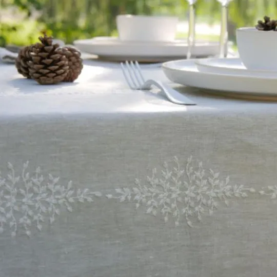 Nappe Reseda en lin Charvet - 2 coloris