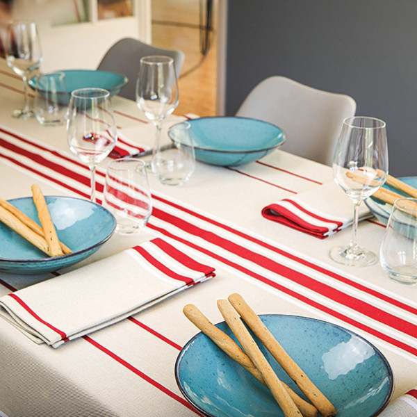 Nappe Corda bordeaux Artiga - 5 dimensions