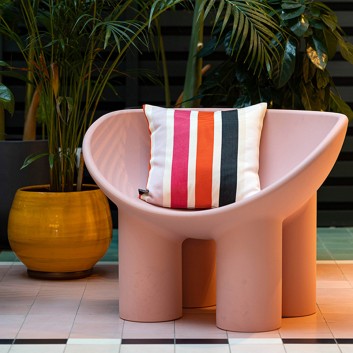 Coussin Garlin Mangue Artiga - 3 dimensions