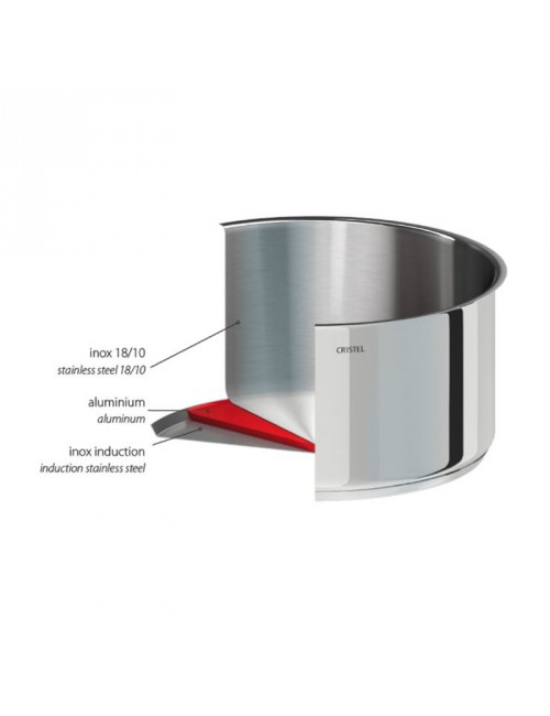 Marmite CRISTEL Castel Pro en inox - 2 tailles