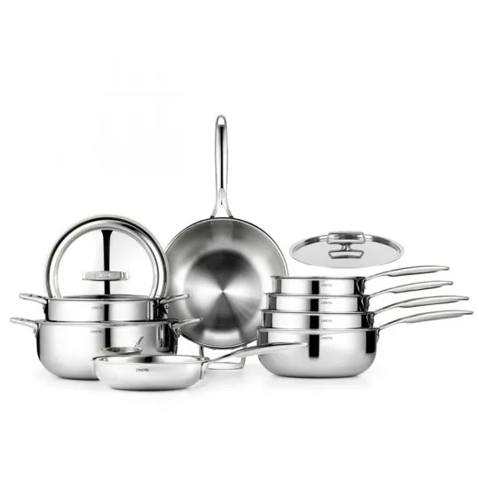 Set batterie 15 pièces CRISTEL Castel Pro inox