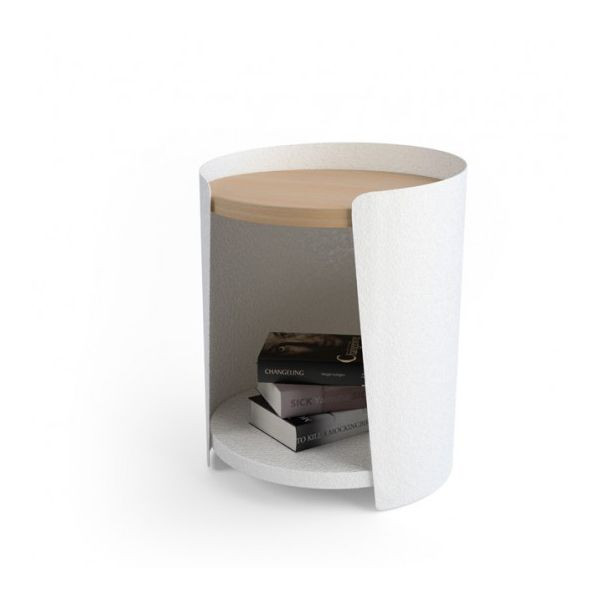 Chevet Armand métal bois Résistub 1631 - 4 coloris