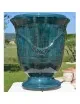 Vase d'Anduze TERRE FIGUIERE Bleu émaillé poterie - 4 tailles