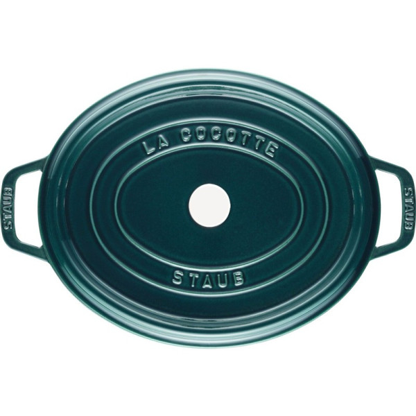 Cocotte Staub Blue La Mer ovale en fonte - 2 tailles