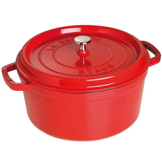 Cocotte Staub 22cm en fonte - 7 coloris