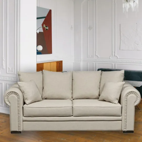 Canapé fixe Vérone Moulins - 3 tailles plusieurs coloris