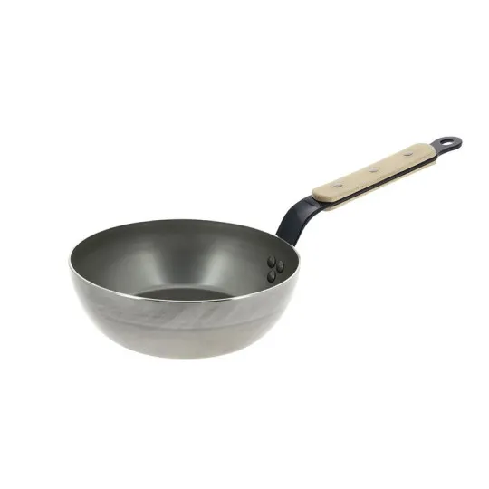 Poêle sauteuse paysanne De Buyer Mineral B bois 24cm
