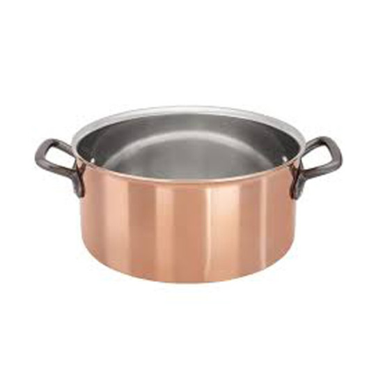 Faitout cuivre 2,5mm Matfer - 3 tailles
