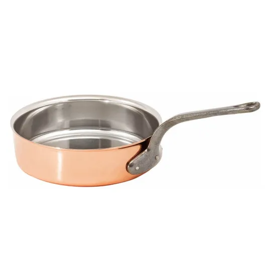 Sauteuse cylindrique cuivre 2,5mm MATFER - 4 tailles