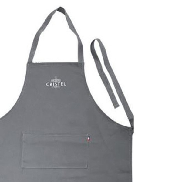 Tablier gris Cristel 100% coton