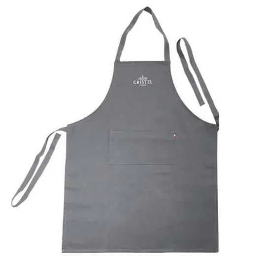 Tablier gris Cristel 100% coton